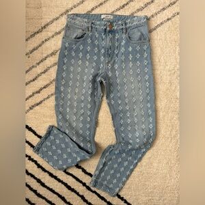 Isabel Marant embroidered jeans